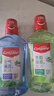 高露洁（Colgate）绿茶+薄荷漱口水500ml*2 无酒精 含氟清新口气去口臭多口味 实拍图