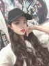 丽青丝假发女长发真发帽子带假发一体女夏天时尚大波浪长卷发网红大波浪 帽子长卷发自然黑 高温丝 实拍图
