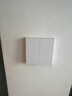 Aqara智能开关D1零火双键 已接入米家APP/苹果HomeKit 遥控开关 白色 实拍图