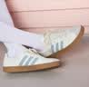 adidas「T头鞋」VL COURT 2.0复古休闲板鞋德训鞋阿迪达斯轻运动   汉玉白/蓝色/金色 (推荐女生买小半码)   37 实拍图