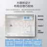 公牛（BULL）弱电箱家用大号暗装明装光纤入户信息箱网络多媒体集线箱弱电盒 弱电箱(两位五孔插双层折叠猫架) 实拍图