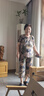 妈妈套装冰丝两件套夏季新款宽松妈妈装短袖休闲加大中老年奶奶 杏叶绿(上衣+裤子) 均码 (165) 121-140斤可穿 实拍图