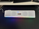 COLORFIRE七彩虹电脑音响音箱家用桌面超重低音炮台式机笔记本网课长条蓝牙收款音箱45°仰角设计CL100 白色 实拍图