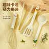 COOKSS宝宝辅食工具汤勺铲子套装硅胶食品级婴儿食物夹蒸糕蒸蛋打蛋器 实拍图