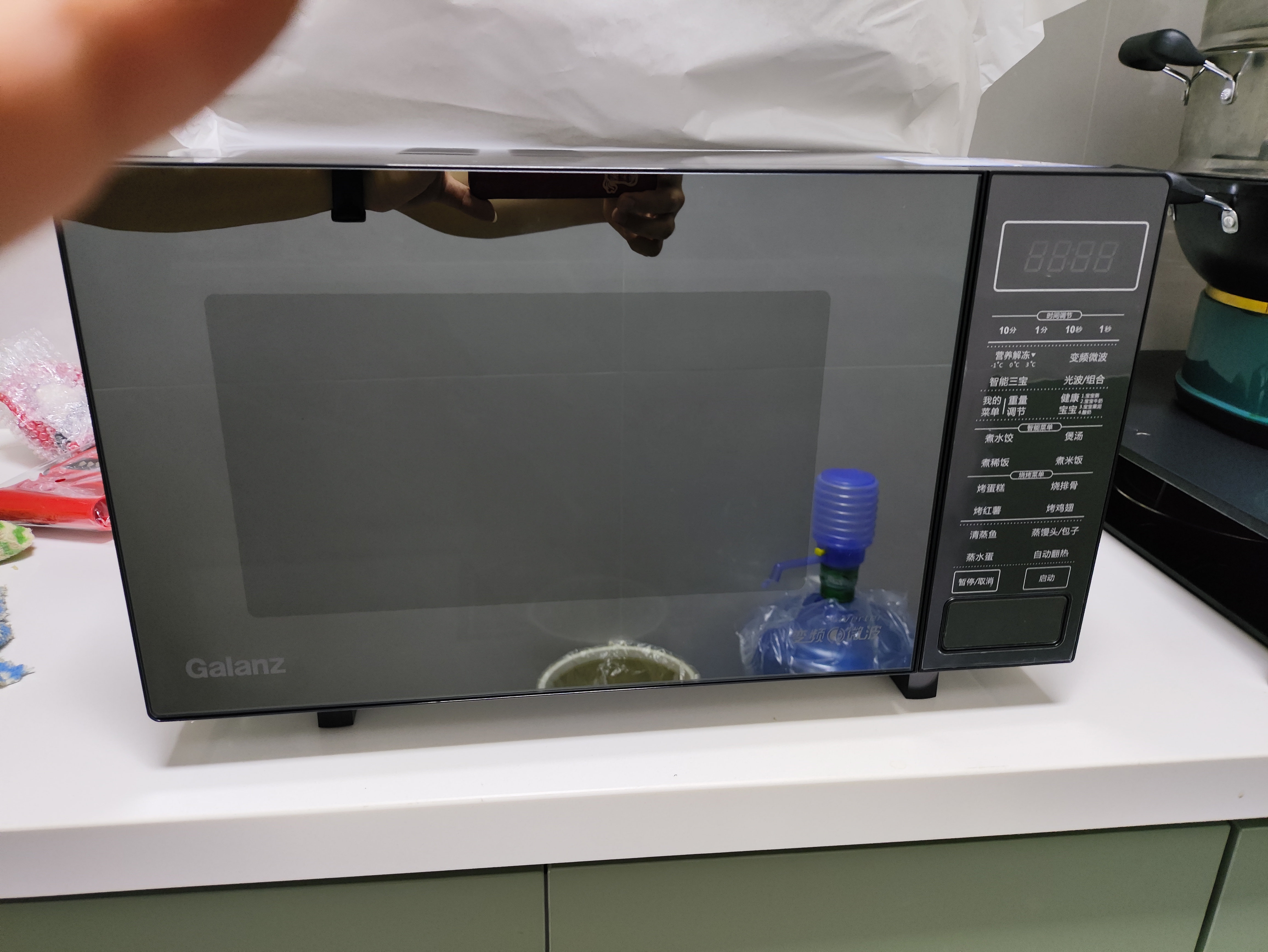 格兰仕（Galanz）微波炉家用微蒸烤一体机微波炉烤箱变频25升不锈钢内胆光波炉一级能效智能菜单G90F25CSPV-BM1(G0) 实拍图