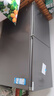 海尔（Haier）双温双箱变频冰柜家用商用冷藏冷冻两用风冷无霜/减霜冷柜一级能效节能卧式双开门冷柜以旧换新 钛金灰|冷冻190升|冷藏175升|大容量 365L 实拍图