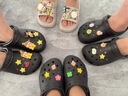 CROCS卡骆驰经典洞洞鞋男鞋一脚蹬女鞋沙滩鞋拖鞋|10001 黑色-001(含智必星) 40 (250mm) 实拍图