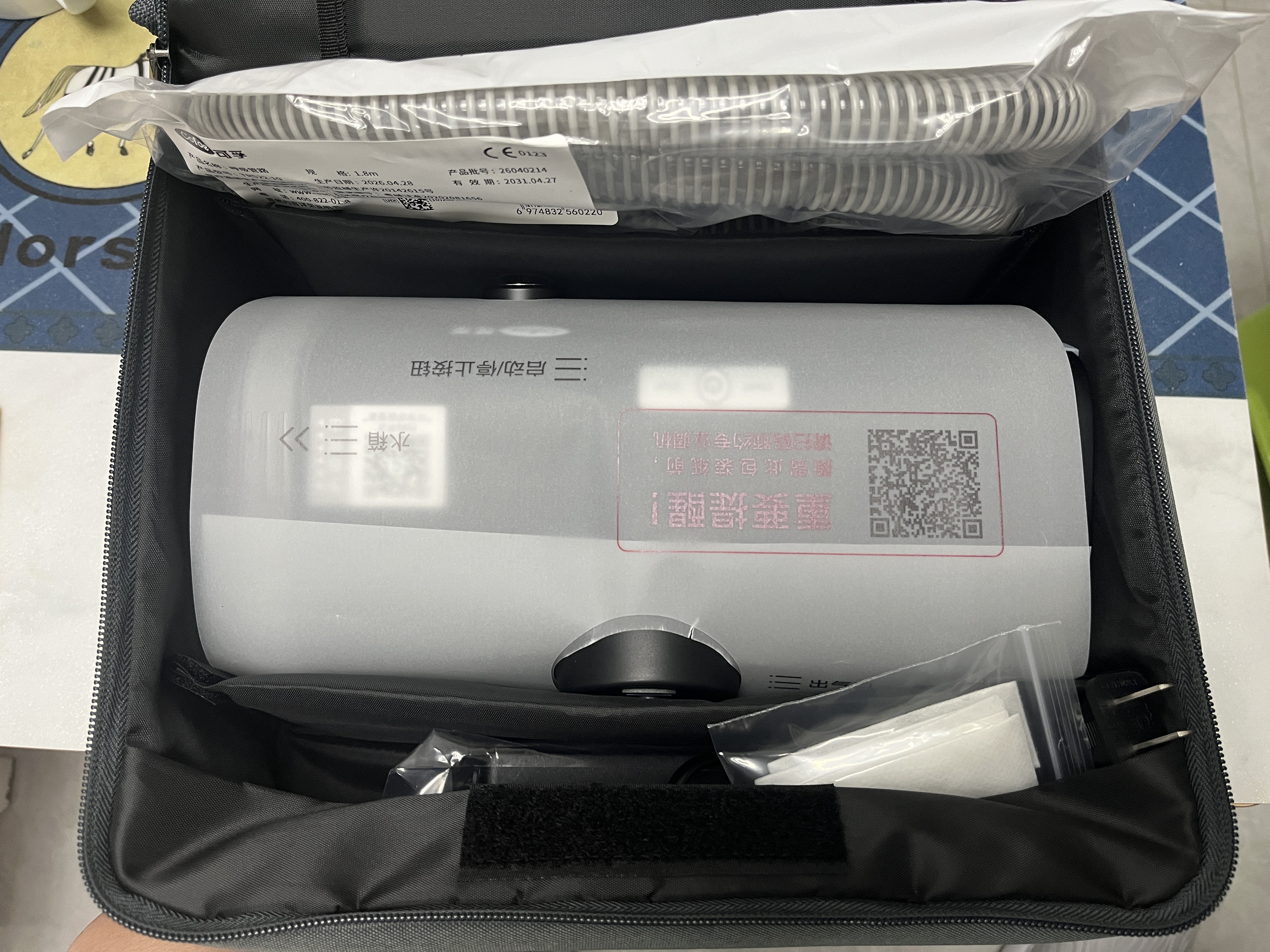 可孚呼吸机AR120W医用单水平全自动睡眠暂停家用持续正压呼吸治疗仪 实拍图