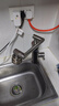 奥克斯（AUX）电热水龙头热水器加热水龙头快速热水变频恒温厨房下进水 【变频恒温】不锈钢+升级机械臂+漏保插头 实拍图