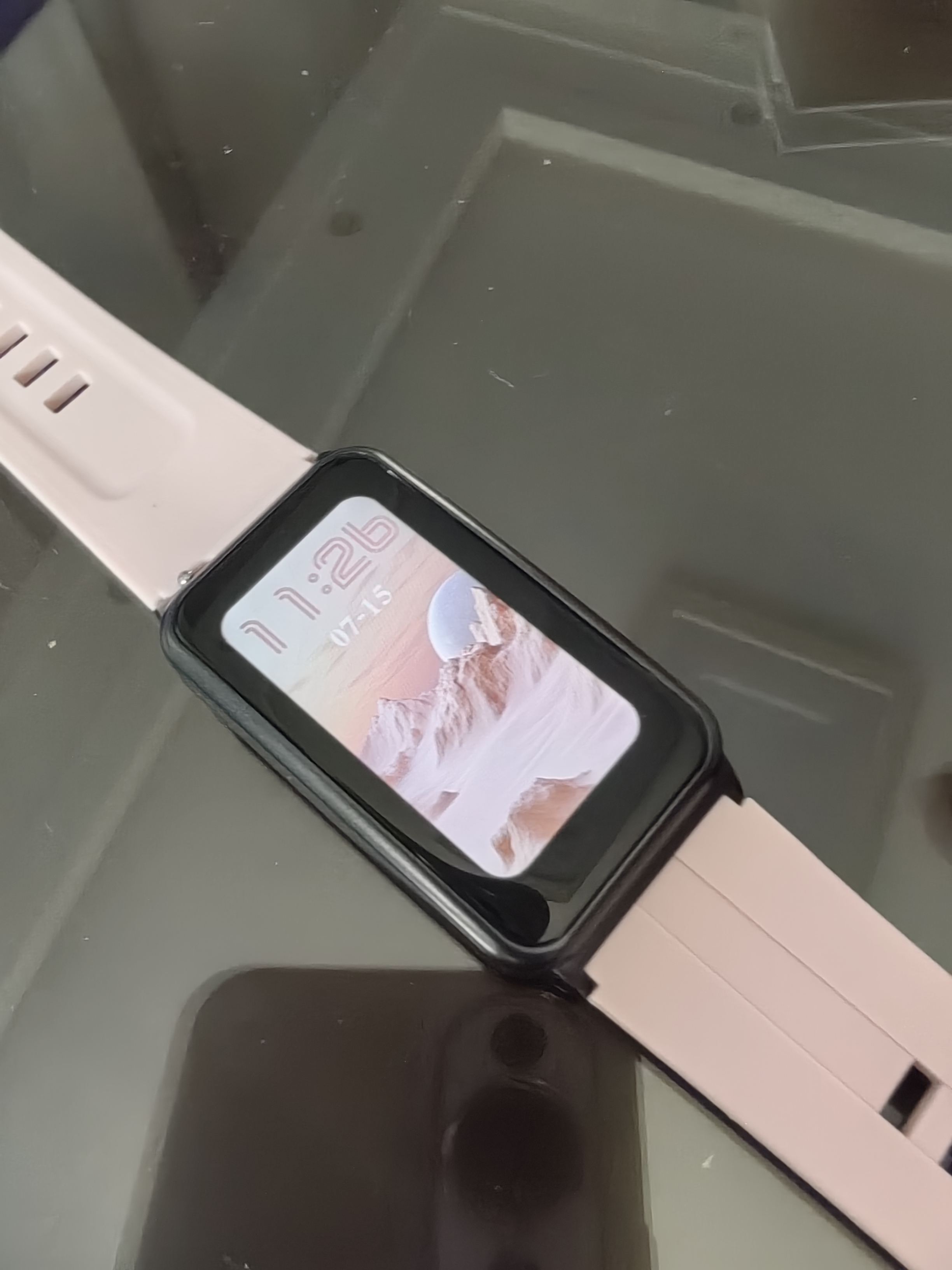 VGOS适用鸿蒙华为机系统血糖血压监测智能手环心率血氧睡眠成人高精度运动健康手表新款 升级版拂晓粉【消息/来电提醒】 实拍图