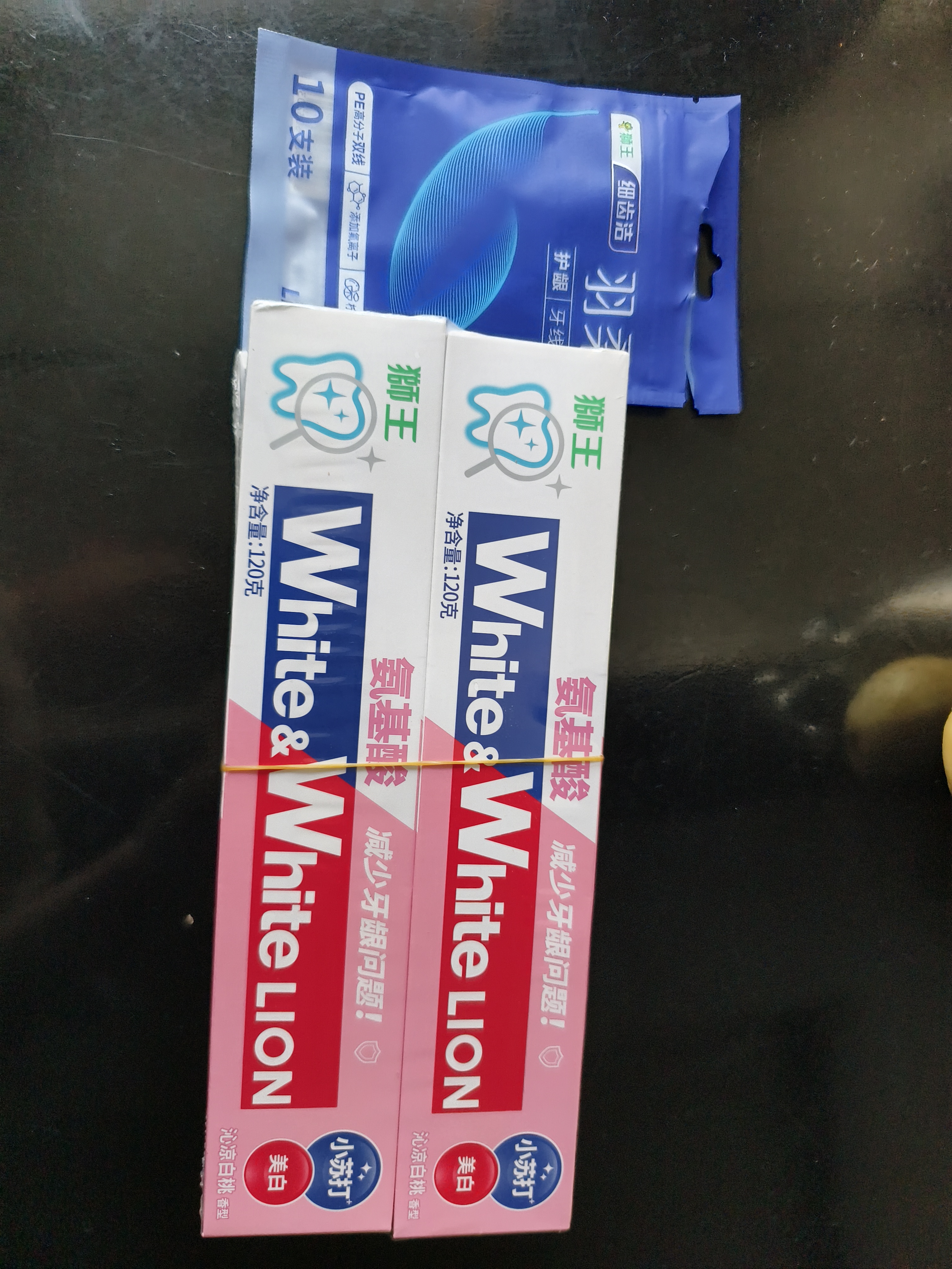 狮王(lion)WhiteWhite小苏打白桃牙膏美白亮白护龈480g 实拍图