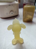 beedoll蓓兜3.0婴儿磨牙棒小兔安抚牙胶口欲期咬胶4月+玩具硅胶 青柠黄 实拍图
