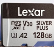 雷克沙（Lexar）128GB TF(MicroSD)存储卡 V30 4K 读205MB/s 大疆Pocket 4P适配兼容 影石Luna内存卡(SILVER PLUS) 实拍图