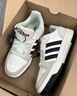 adidas ENTRAP美式校园风运动少年感复古篮球风板鞋男女阿迪达斯 白色/绿色/蓝色   43 实拍图