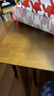 林氏家居北欧实木餐桌家用岩板餐桌小户型吃饭桌子饭桌歺桌椅家具LS003R4 【清仓|胡桃色】实木餐桌1.4m 实拍图