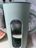 UKA玻璃水壶凉水壶冷水壶耐高温大容量家用泡茶壶开水壶 绿色 实拍图