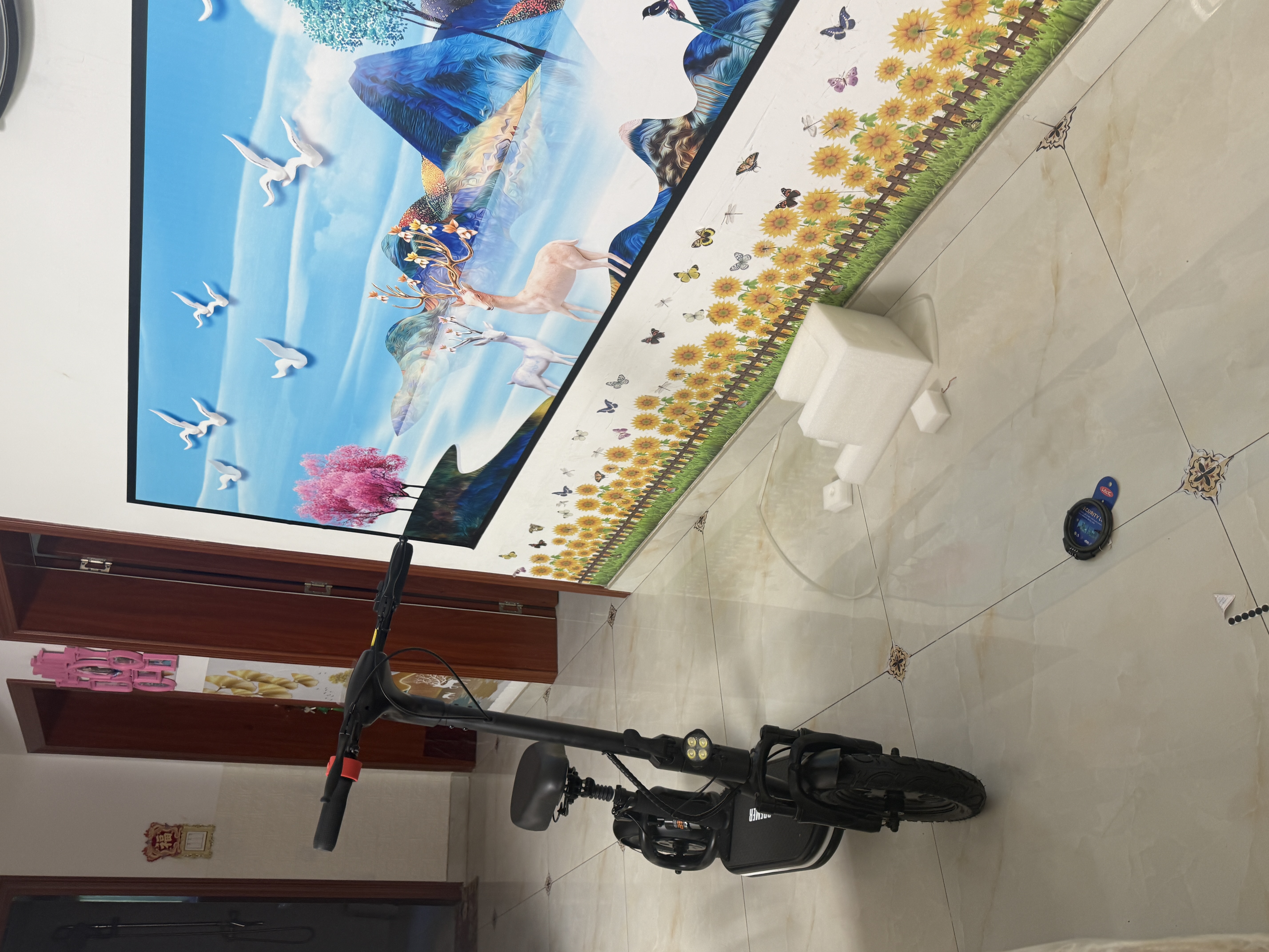 bremer电动滑板车迷你小型折叠电动锂电池电瓶车站骑坐骑便携代步车S12 上市品牌锂电/约80-100公里 实拍图