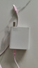 小米（MI）6A 编织快充数据线 1m (USB-A to USB-C) 灰粉 1米 实拍图