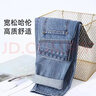 婧麒（JOYNCLEON）孕妇裤夏款外穿打底小个子休闲大码阔腿裤牛仔裤 蓝2XL jyk14911 实拍图
