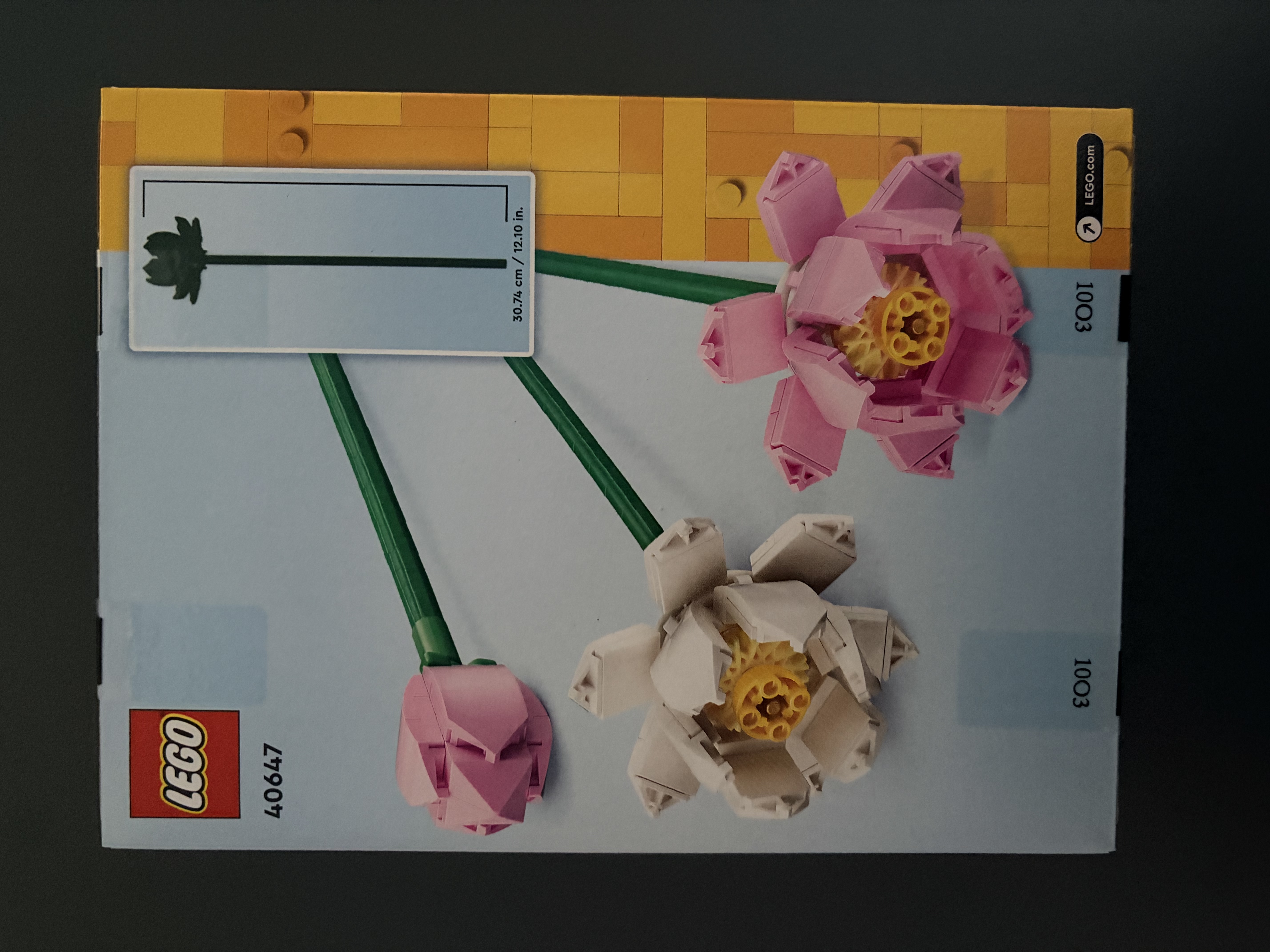 乐高（LEGO）积木40647 心动的信号同款荷花男女孩儿童玩具生日礼物 实拍图