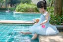 G.ducktutu裙女童连衣裙夏季女宝宝公主裙子婴儿凸凸裙小女孩吊带礼服 天空蓝蓬蓬裙 80 尺码7-11月(建议宝宝75-85cm)cm 实拍图