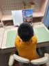 爱果乐星屿AI伴学儿童学习桌书桌写字桌椅套装专用3-18岁实木橡胶木橘 实拍图