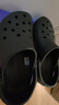 卡骆驰（CROCS）经典洞洞鞋轻便百搭女沙滩鞋包头拖鞋男鞋|10001 黑色-001(含智必星) 36 /37(220mm) 实拍图