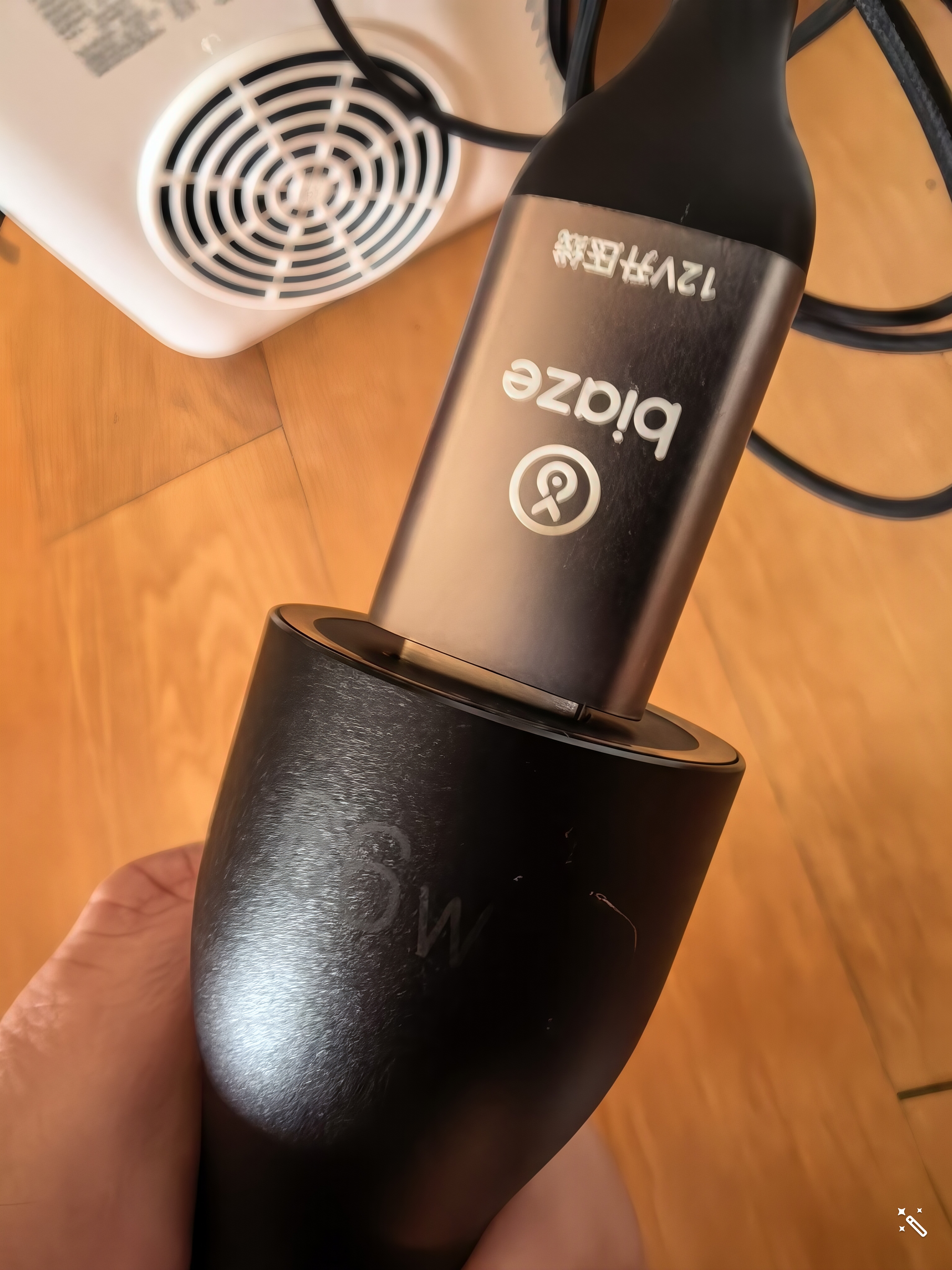 毕亚兹 USB升压线 5V转12V圆头5.5mm 路由器移动电源充电宝光猫1A应急供电线连接线圆头 1.2米金属 实拍图