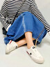 迪桑特（DESCENTE）【新色上市】男女CHRON TEMPO运动休闲薄底帆布鞋 D6231LSN25-男子-WT-白色 42 实拍图