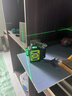 莱赛激光新款12线水平仪绿光UNG6610高精度强光激光平水仪室外可见红外线 12线绿光6600双电【上水平简配】 实拍图