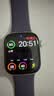 Apple/苹果 Watch S11 智能手表GPS+蜂窝款42毫米银色铝金属表壳雾紫色运动型表带S/M MF9G4CH/B 实拍图