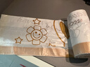 本迪抽绳垃圾袋印花45*45cm*100只双面2.6丝加厚免撕款家用手提大号 实拍图