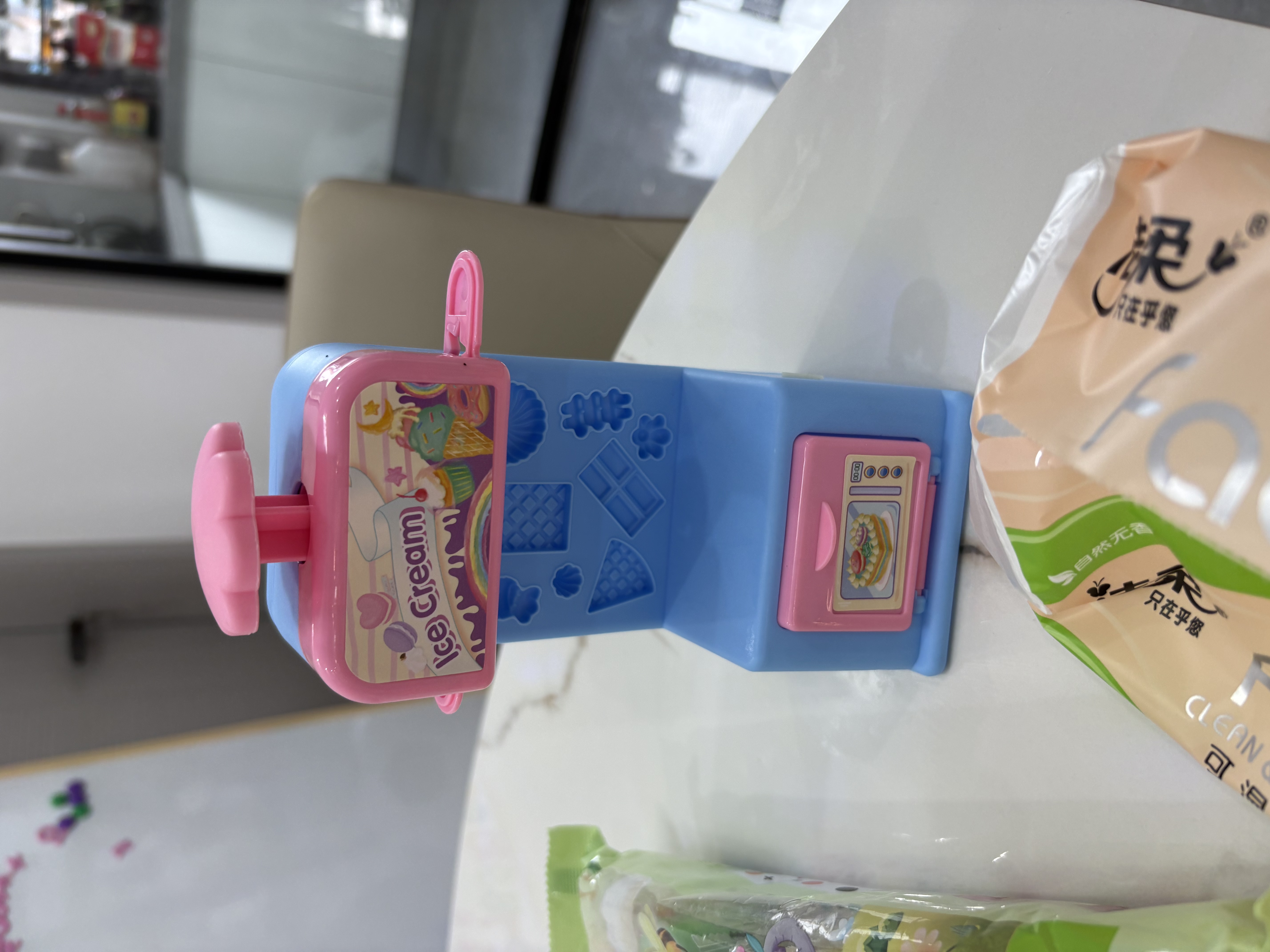 得力冰淇淋面条三合一彩泥机36色橡皮泥超轻粘土玩具男孩女孩手工DIY黏土儿童生日开学礼物 实拍图