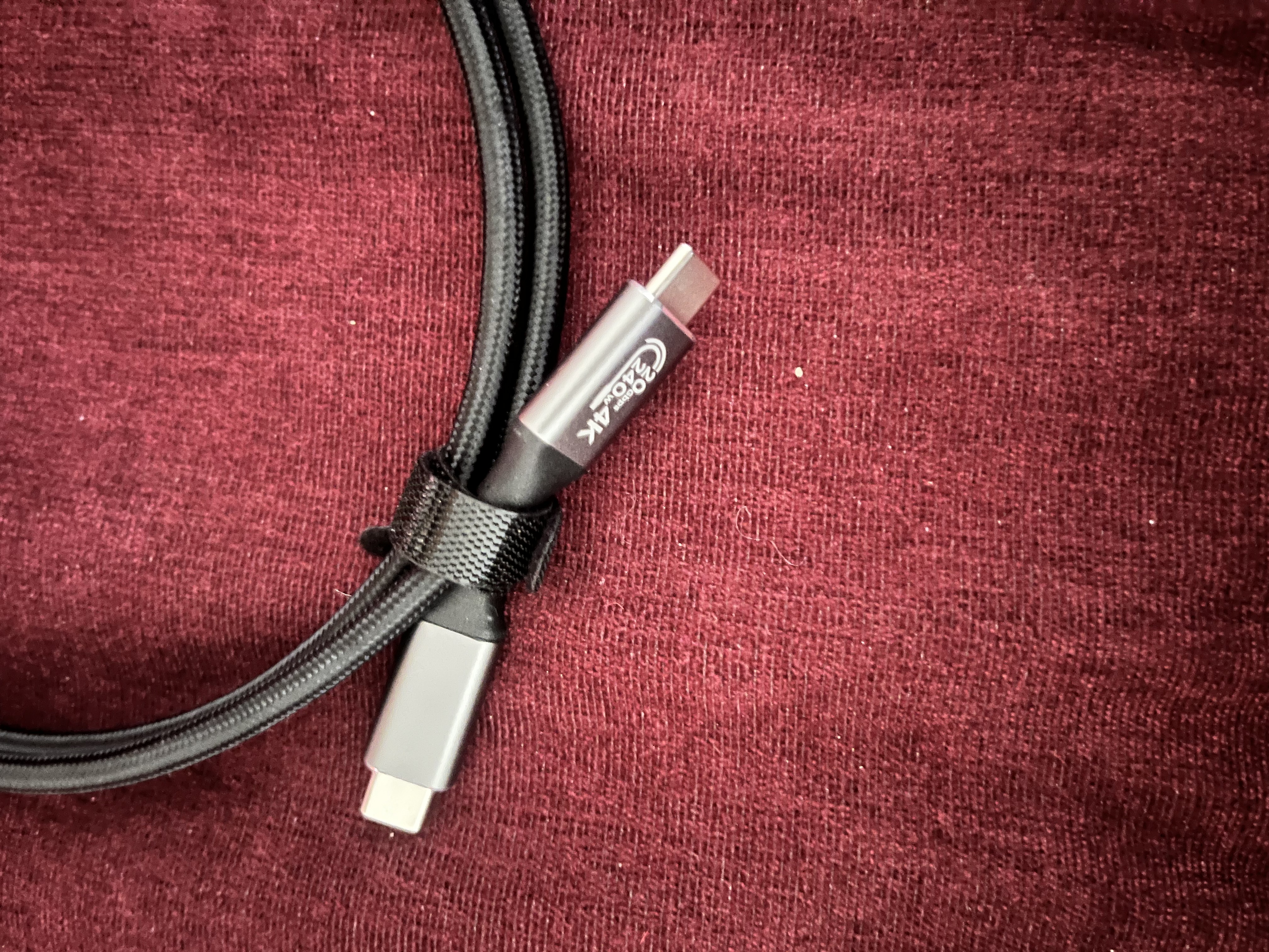 毕亚兹 Type-C数据线双头 20Gbps GEN2硬盘盒数据线 PD快充电线 支持iphone18-15全系 1米 实拍图