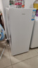 海尔（Haier）山茶花138L立式冰柜小型家用小冰箱冷柜真风冷无霜冷冻冷藏转换一级一键速冻大容量BD-138WGH90WF 实拍图