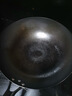 金存章丘炒锅铁锅无涂层家用炒菜锅圆底不易粘锻打精铁锅燃气灶已开锅 实拍图
