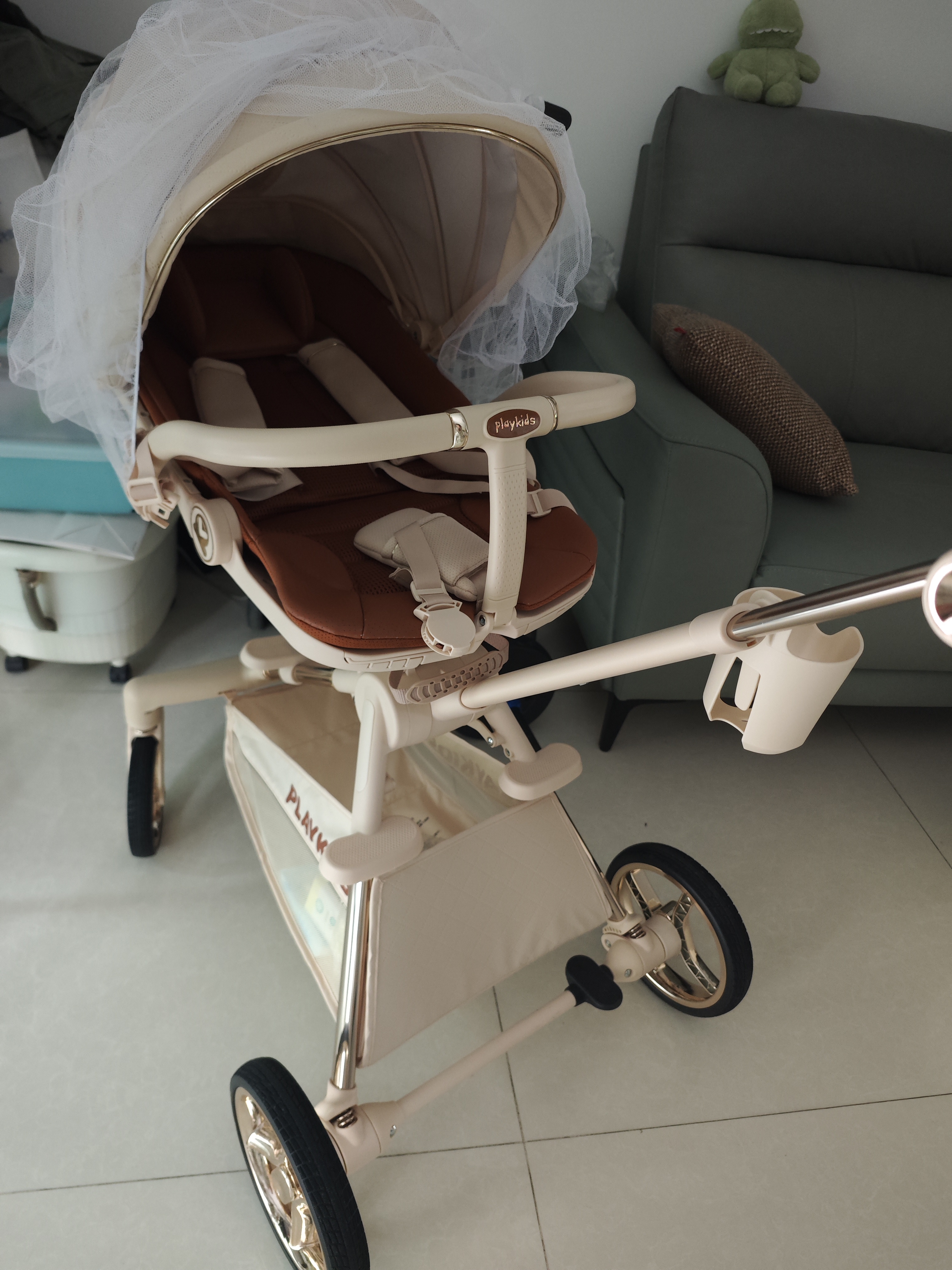 playkids普洛可天使遛娃神器推车婴儿车折叠可坐可躺带减震天使之翼 实拍图