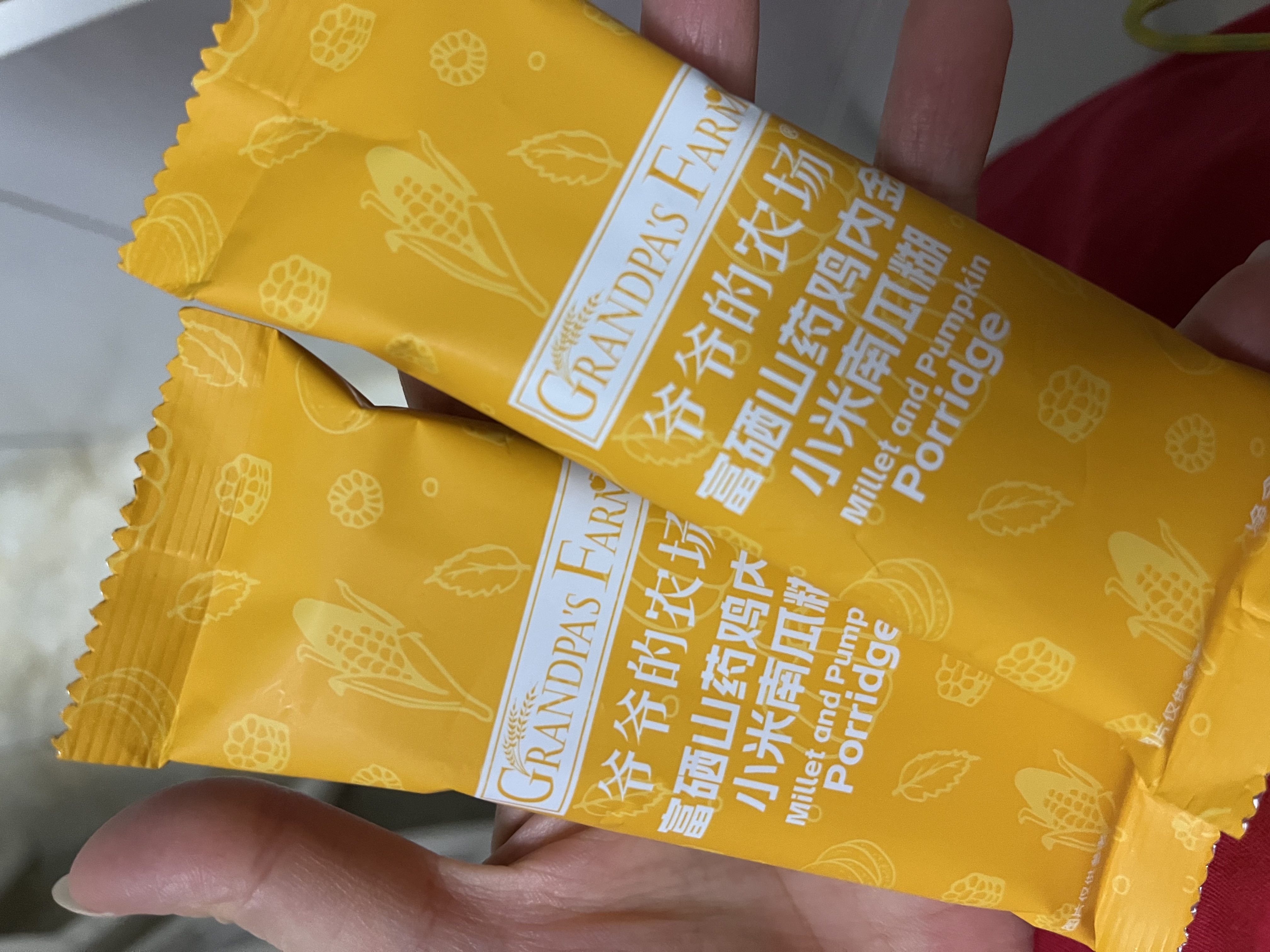 爷爷的农场富硒山药鸡内金小米南瓜糊200g 玉米糊米粉米稀早餐辅食零食代餐 实拍图
