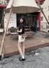 YUYULA牛皮包包女包斜挎包轻奢品牌单肩小圆包生日礼物高级感送女友老婆 实拍图