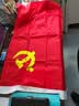 易利丰（elifo）加厚5号党旗标准旗帜手持五号尺寸64*96cm挂墙面旗子纳米防水涤纶面料办公室会议室内壁挂式装饰 实拍图