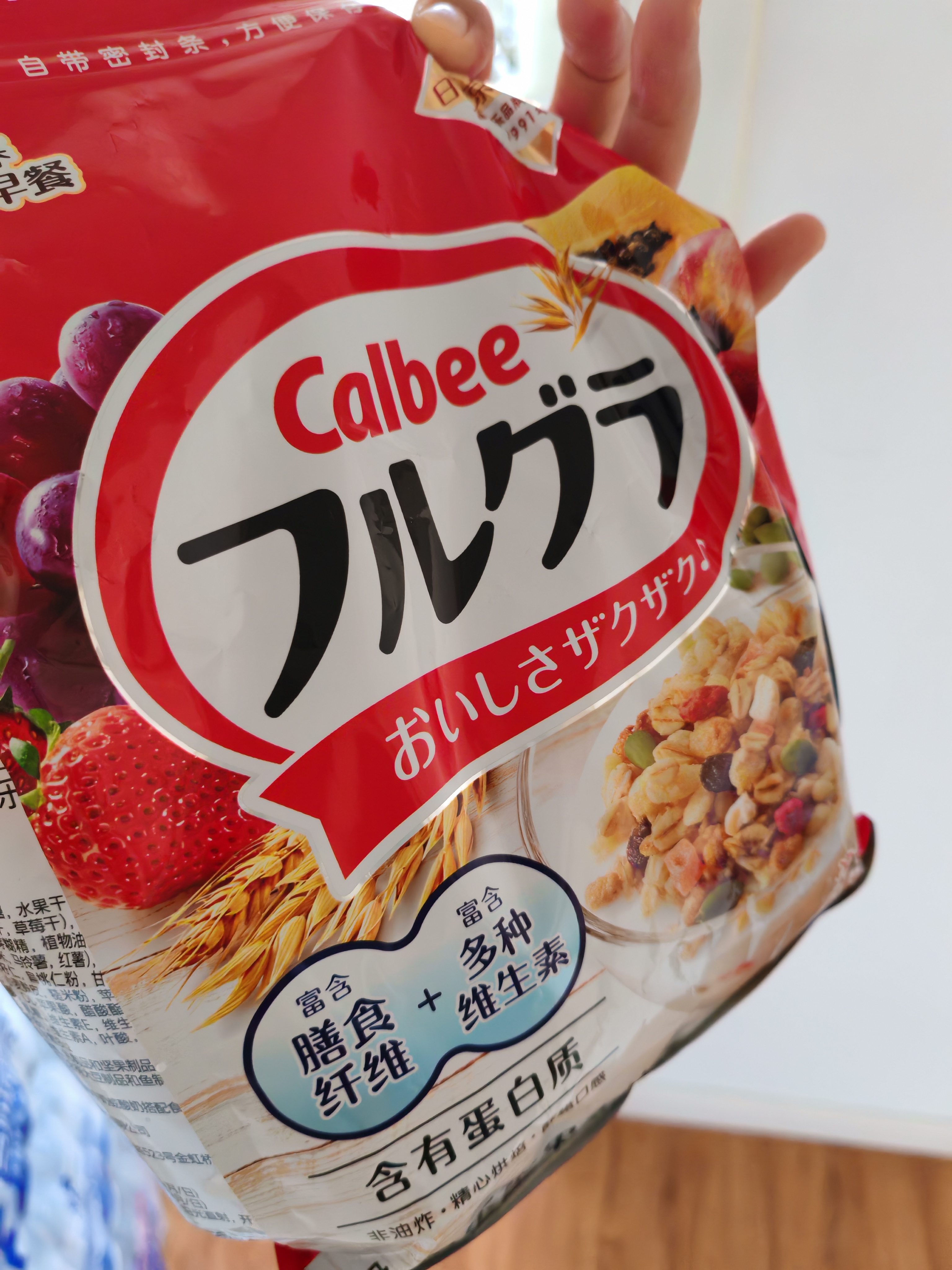 卡乐比（Calbee）即食燕麦片冷泡 水果麦片原味600g+50g*4 日本进口 早餐代餐 实拍图