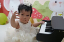 NEW CLASSIC TOYS儿童钢琴玩具木质电子琴男女孩音乐早教一岁婴儿宝宝生日周岁礼物 25键黑色【木质电子钢琴】 荷兰品牌 小钢琴益智玩具1-3-6岁 儿童节日礼物 实拍图
