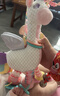 jollybaby婴儿玩具挂件床铃摇铃安全座椅1岁宝宝安抚玩具 白色独角兽挂件 实拍图