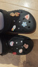 CROCS卡骆驰洞洞鞋贝雅洞洞鞋轻便运动鞋耐磨一脚蹬拖鞋休闲鞋|10126 黑色-001(含智必星) 39 (240mm) 实拍图