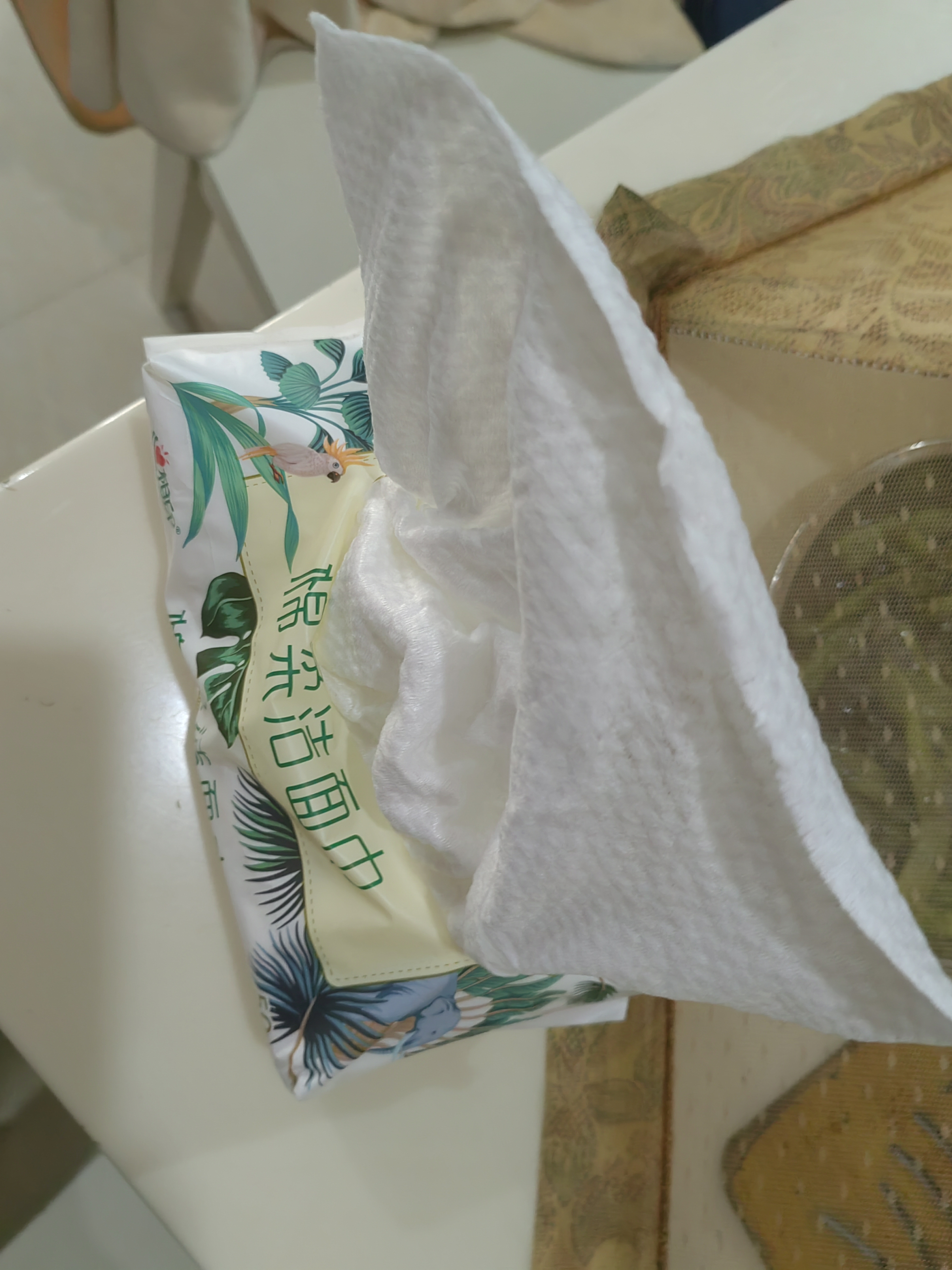 心相印洗脸巾50抽 干湿两用棉柔洁面巾加厚一次性抽取式 实拍图
