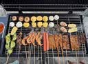 meritcook户外别墅庭院烧烤炉大号家用美式焖烤烟熏烤肉架子BBQ花园烧烤台 麒麟A30+经典烧烤工具套装+电动烤支 实拍图