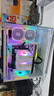 微星（MSI）碉堡白色限定 电脑游戏主机玻璃侧透机箱(360冷排位/海景房/M-ATX主板/270°无立柱） 实拍图