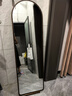 华恺之星全身镜家用卧室穿衣镜宿舍落地镜挂墙镜子JY90木托咖160*50 实拍图