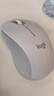 罗技（Logitech）优选系列M550（M650同款造型）无线蓝牙鼠标 商务家用办公轻音 便携笔记本台式机电脑鼠标 白色 实拍图