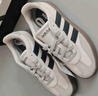 adidas「T头鞋」BARREDA休闲板鞋德训鞋男女阿迪达斯官方轻运动   灰色/黑色/树脂黄   38 实拍图